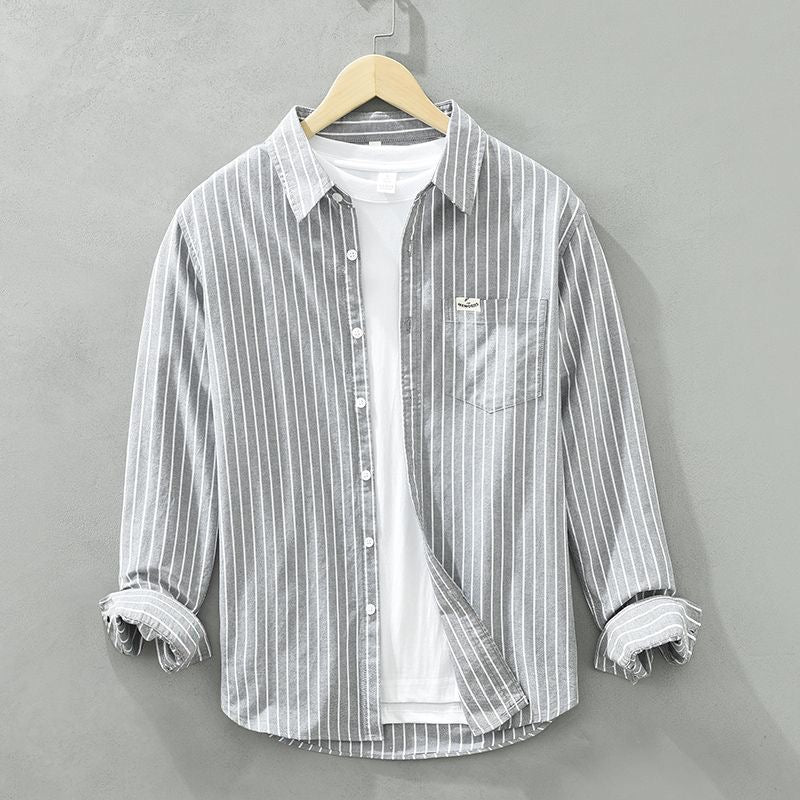 Camisa de Hombre – Estilo Fresco con Toque Mediterráneo