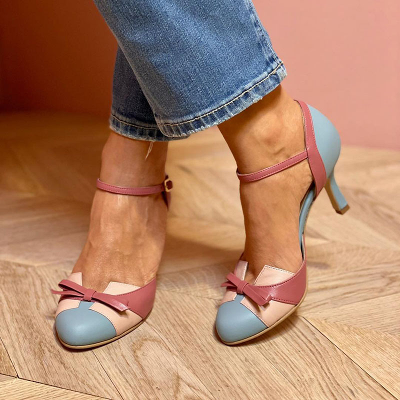 Zapatos de mujer – Dulzura colorida con toque elegante