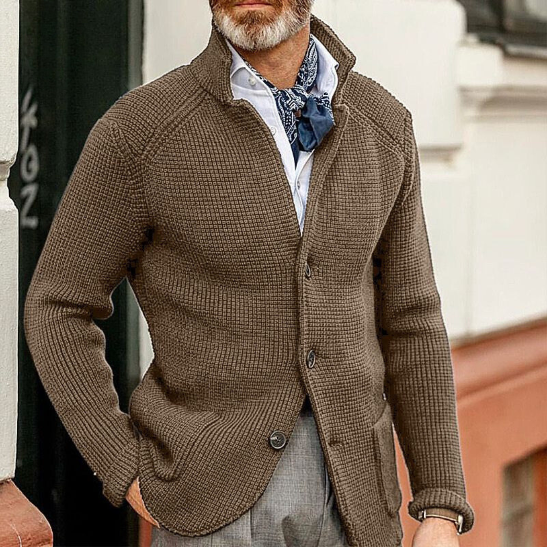 Chaqueta de Hombre – Elegancia Clásica con Calidez Sofisticada