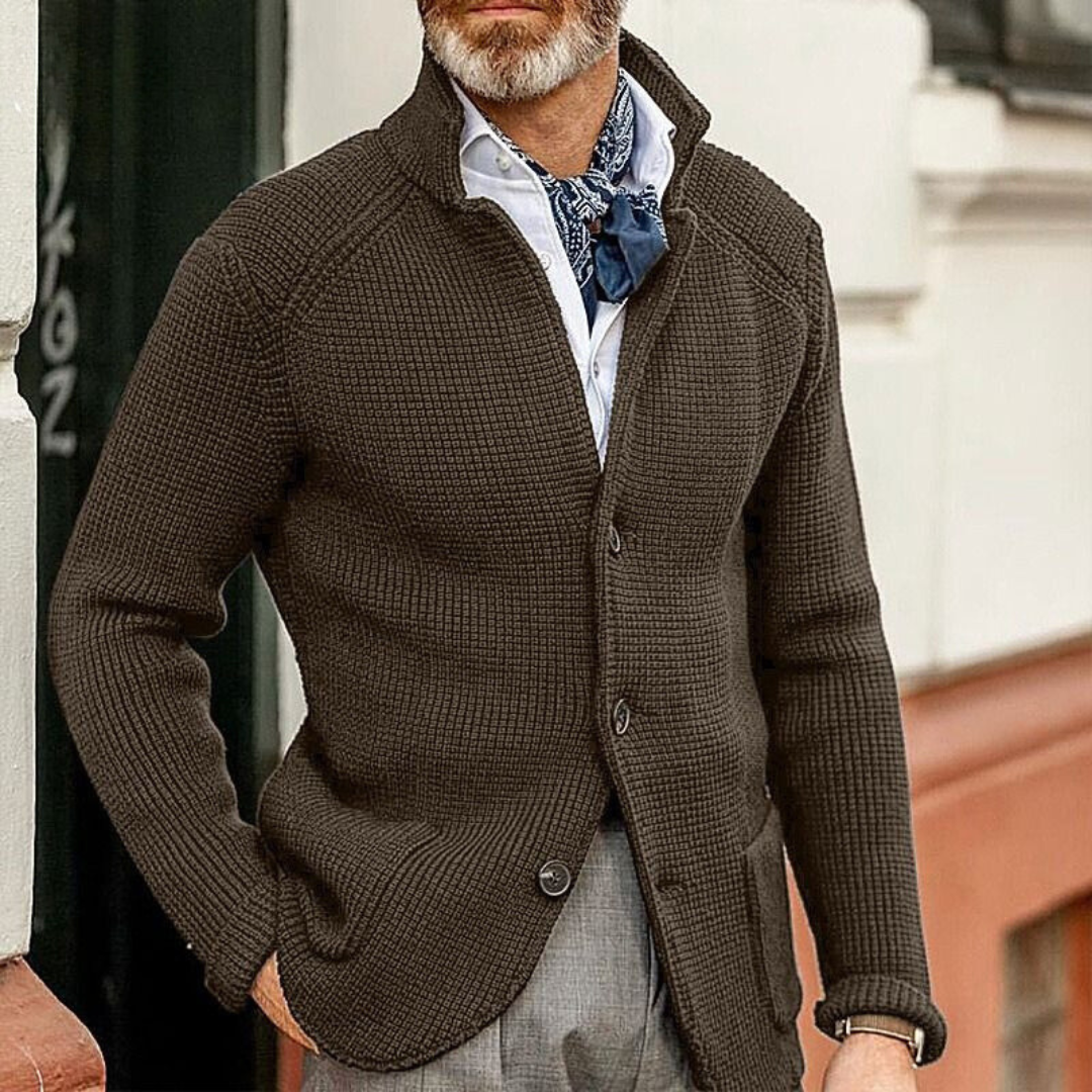 Chaqueta de Hombre – Elegancia Clásica con Calidez Sofisticada