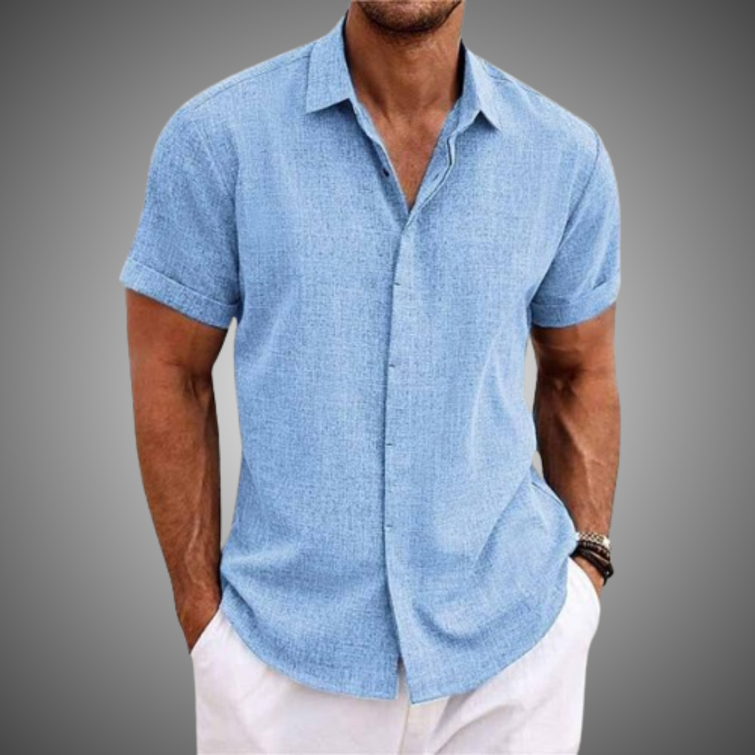 Camisa de Hombre – Frescura Natural con Estilo Atemporal