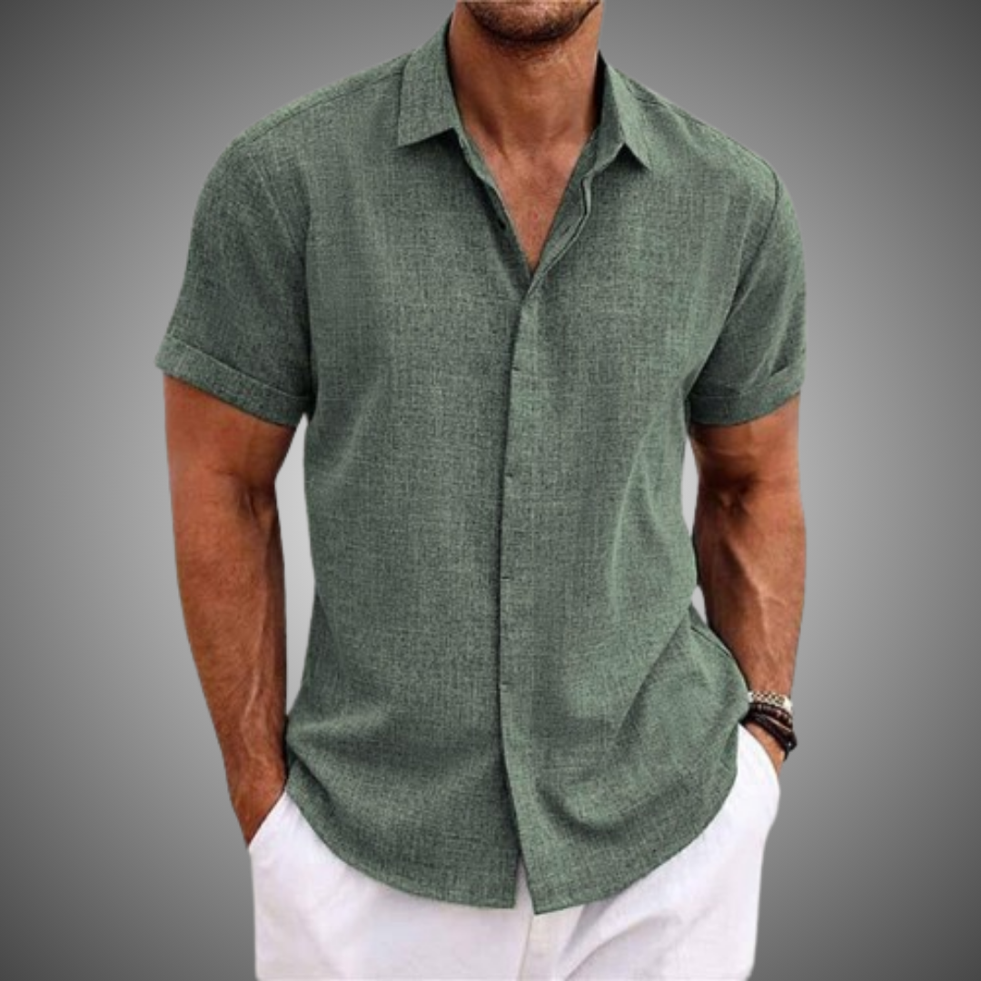 Camisa de Hombre – Frescura Natural con Estilo Atemporal
