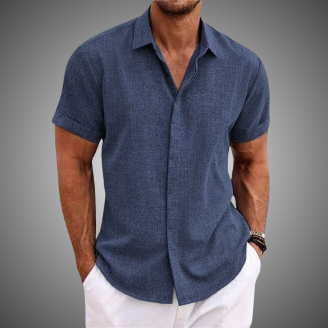 Camisa de Hombre – Frescura Natural con Estilo Atemporal
