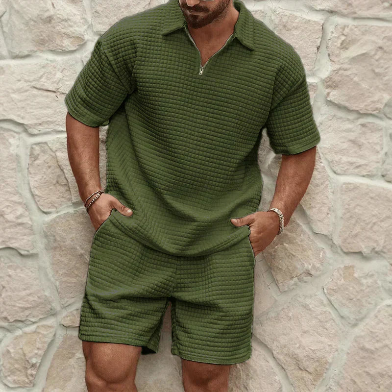 Conjunto de Hombre – Estilo Relajado con Toque Moderno
