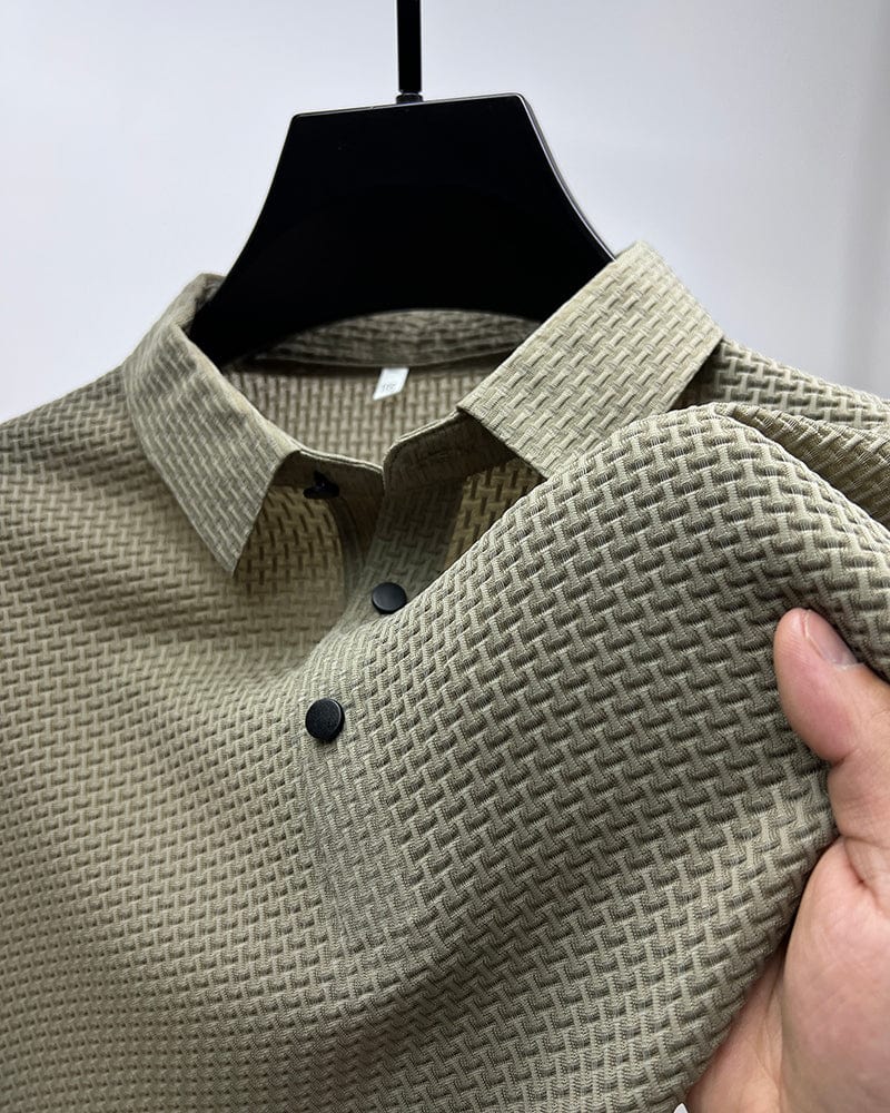 Camisa de Hombre – Textura Moderna con Estilo Sofisticado