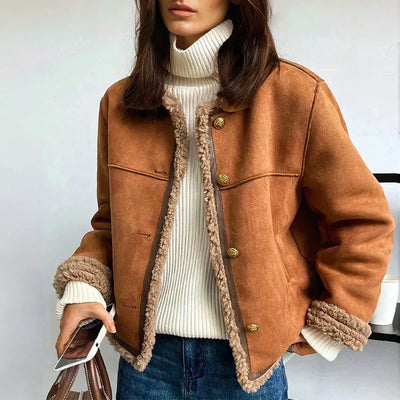 Chaqueta de mujer – Elegancia cálida con toque artesanal