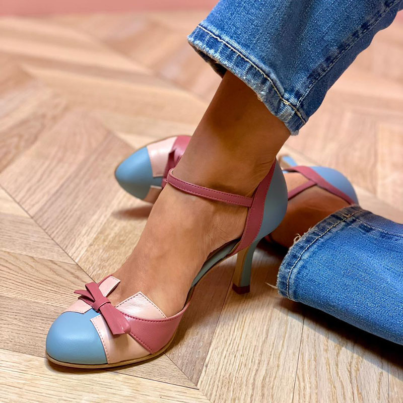 Zapatos de mujer – Dulzura colorida con toque elegante