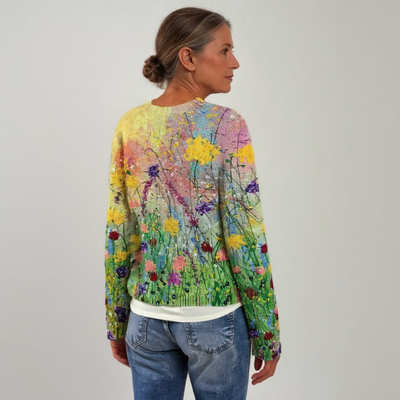 Jersey de mujer – Colores de primavera en cada hilo