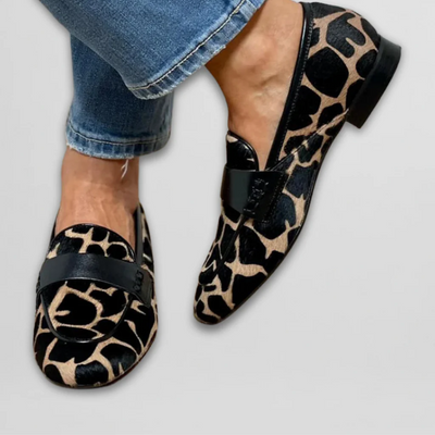 Mujer – Mocasines Estilo Animal Print con Toque Moderno