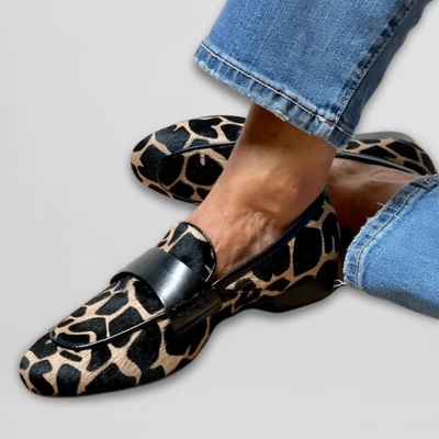 Mujer – Mocasines Estilo Animal Print con Toque Moderno
